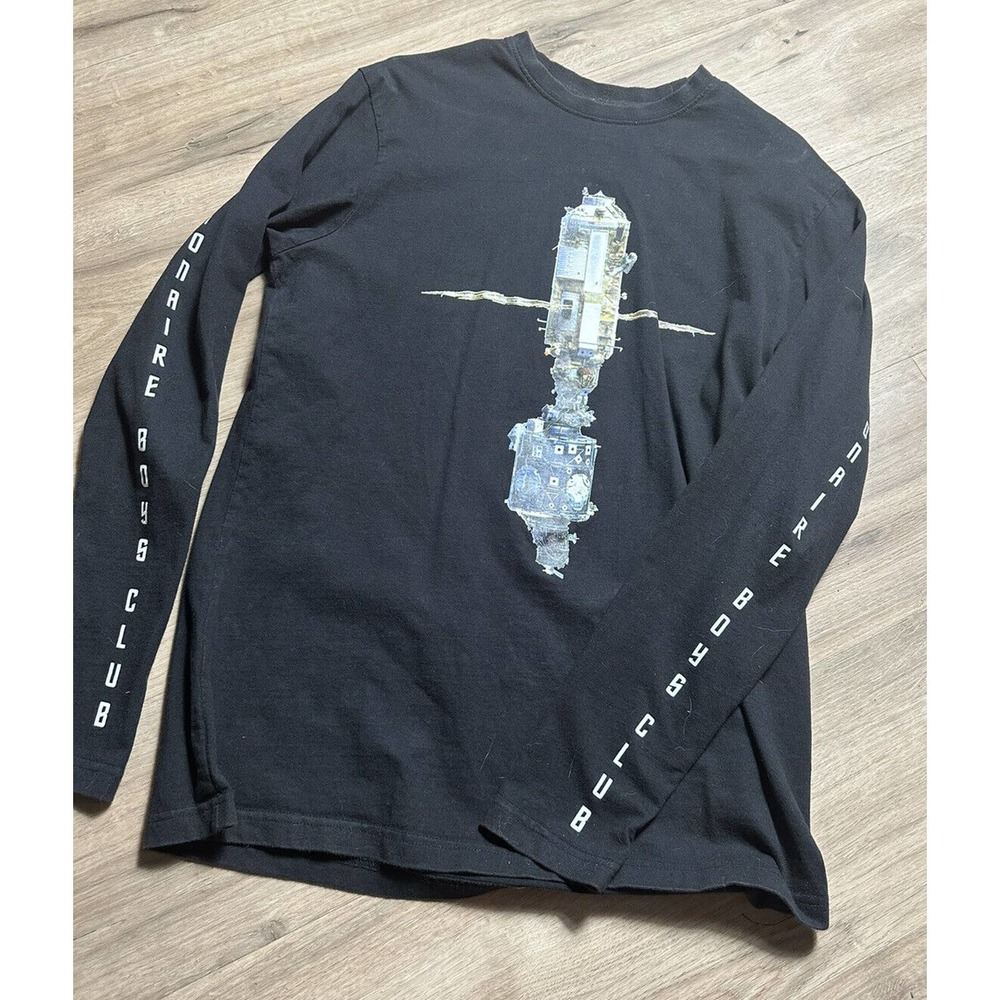 BILLIONAIRE BOYS CLUB Size Medium Sports Long Sleeve Tee Pre Owned Satellite